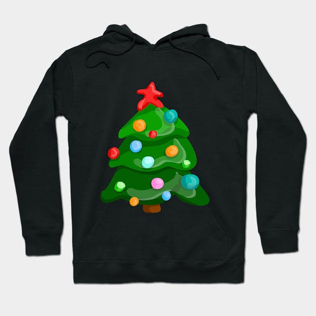 Christmas tree Hoodie by lisenok